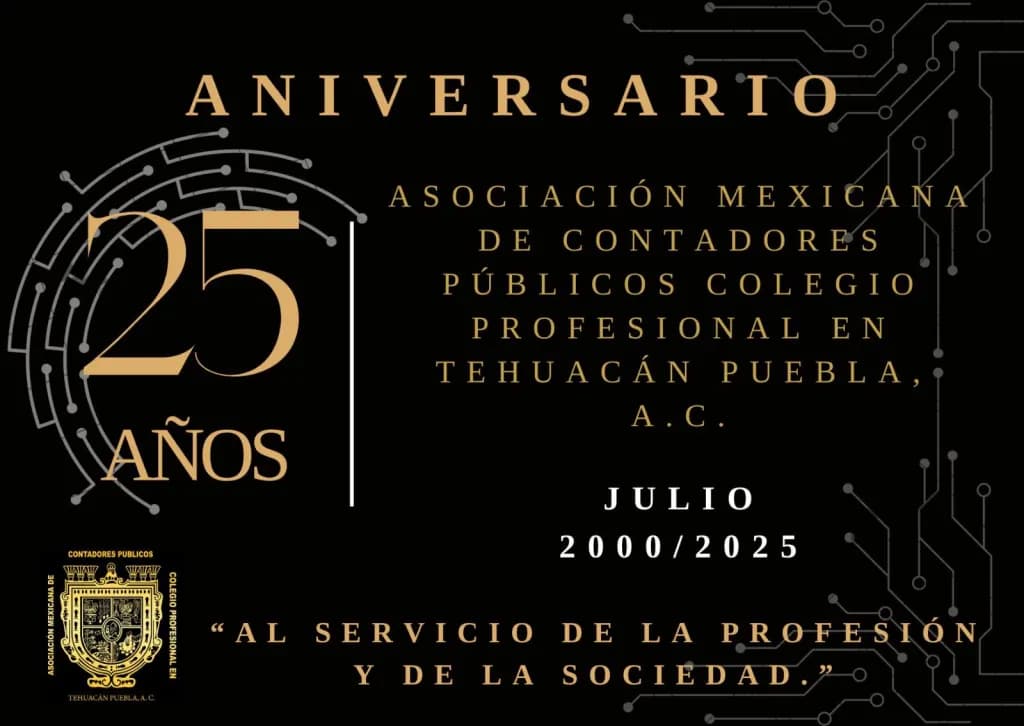25 Años de Aniversario - Asociación Mexicana de Contadores Públicos